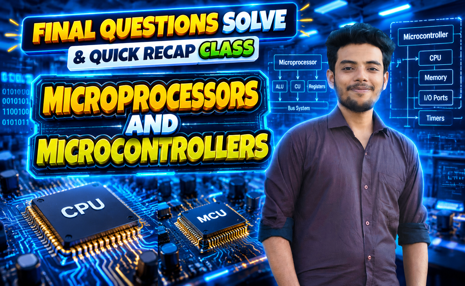 Microprocessors and Microcontrollers (Quick Recap + Previous Year Question Solving Nex-5264)