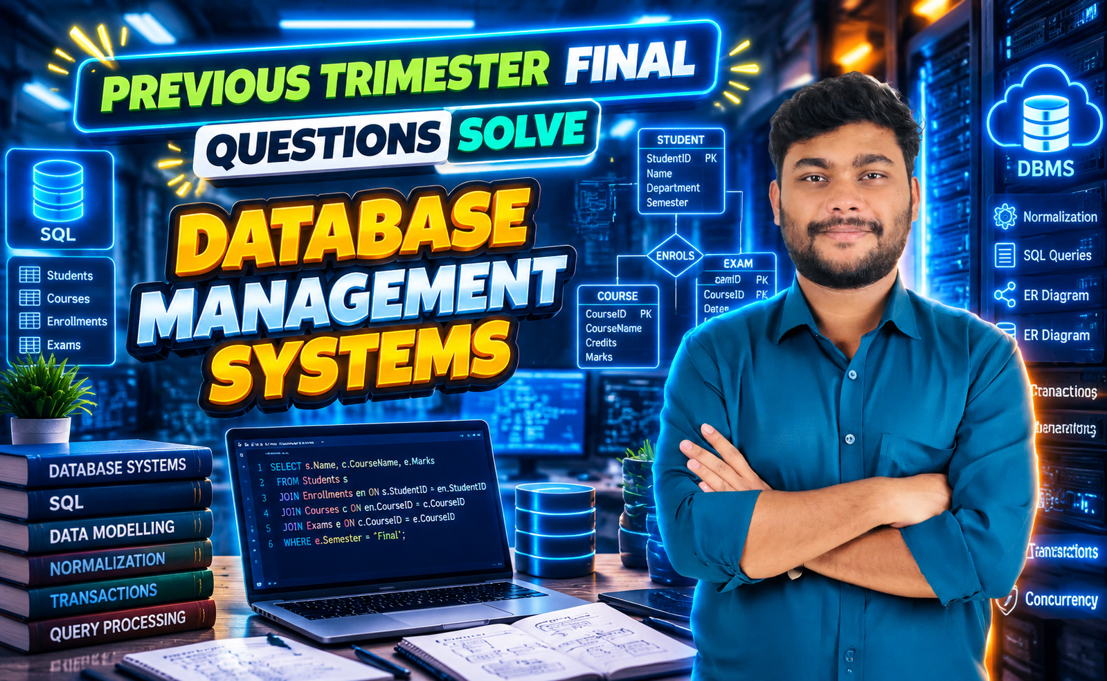 Database Management Systems (Previous Year Question Solving Nex-5264)
