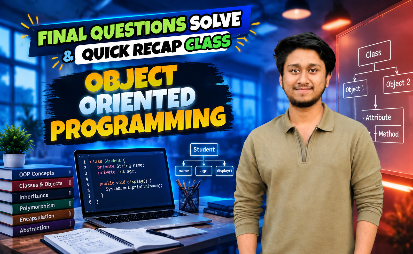 Object Oriented Programming (Quick Recap + Previous Year Question Solving Nex-5264)