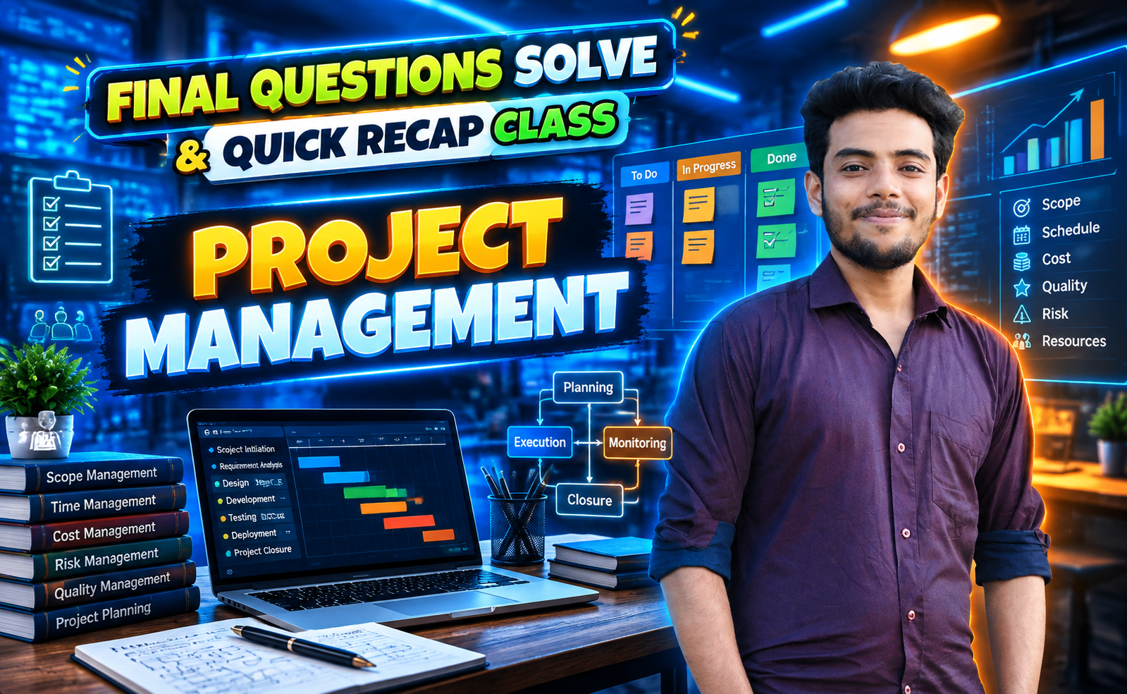 Project Management (Quick Recap + Previous Year Question Solving Nex-5264)